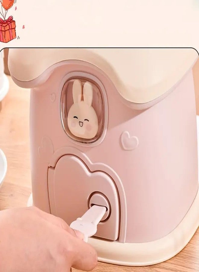SQUICKLE Creative Cute Cartoon Money Bank || oney Saving Bank with Coin Slot, Plastic Piggy Bank for Boys & Girls (Pack of 1) (Rabbit Money Bank) - Image 3
